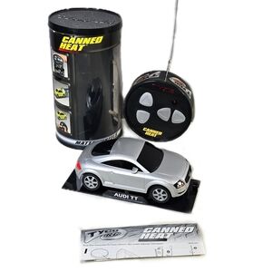 Mattel Tyco R/C Canned Heat Audi TT Remote Control Car Silver Tested Works